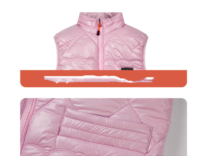 Women's Heated Vest Jacket Three-Control USB Electric Heating