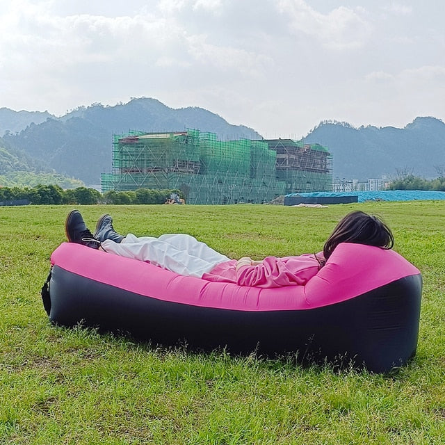 Inflatable Beach, Dorm, TV Room Lounger, "No Pumps Needed" Ah, Beach NOW Please!
