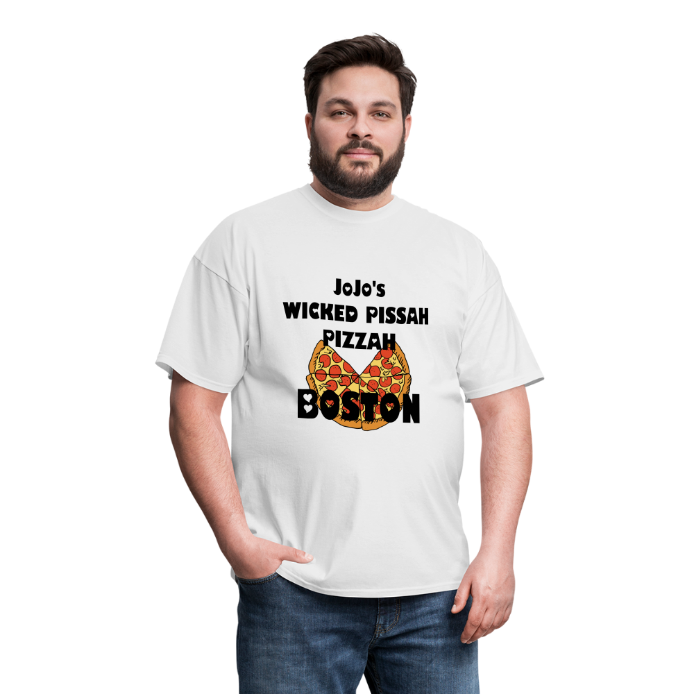 SIE CAPS JoJo's WICKED PISSAH PIZZAH BOSTON Unisex Classic T-Shirt - white