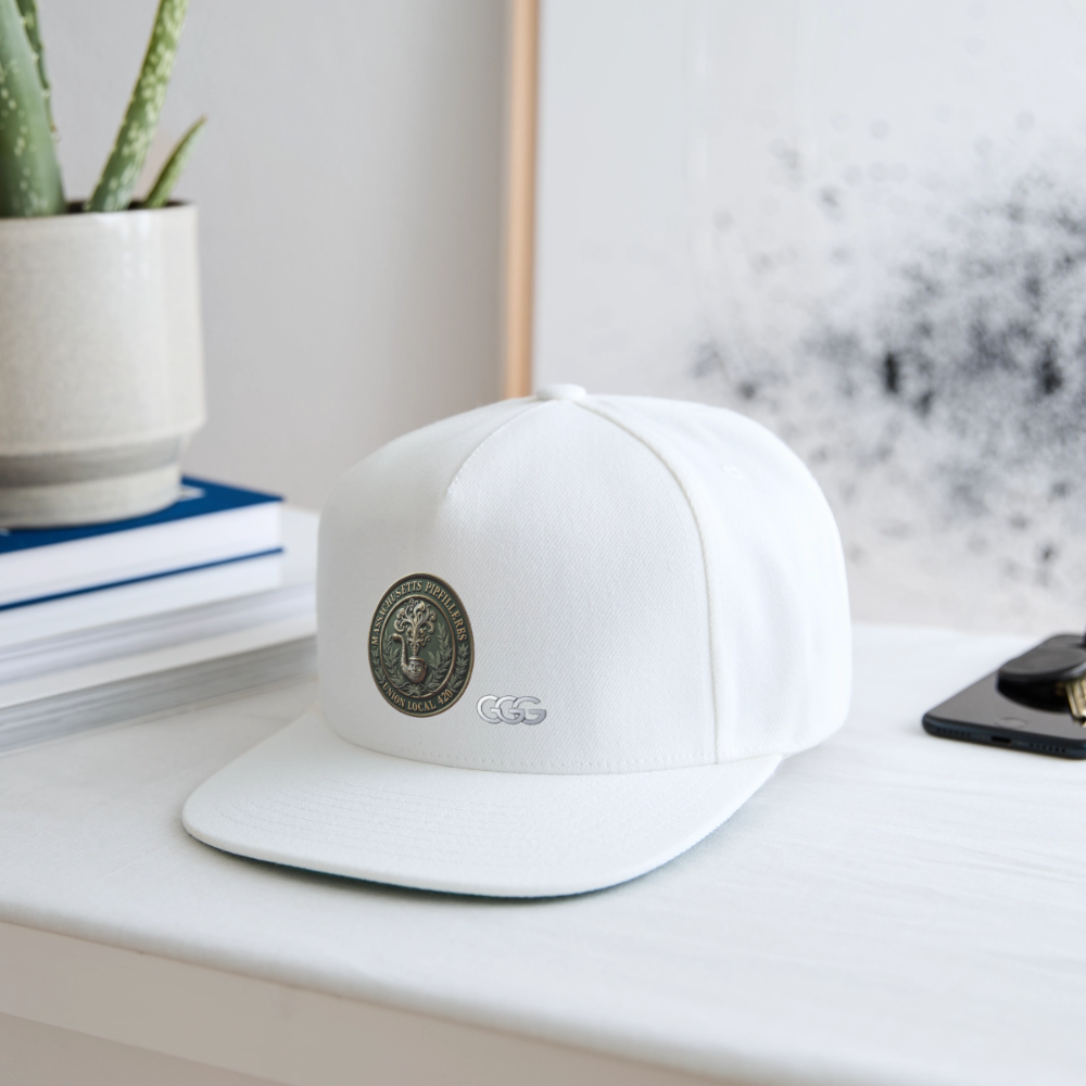 MASS PIEFILLERS UNION 420 Snapback Baseball Cap - white
