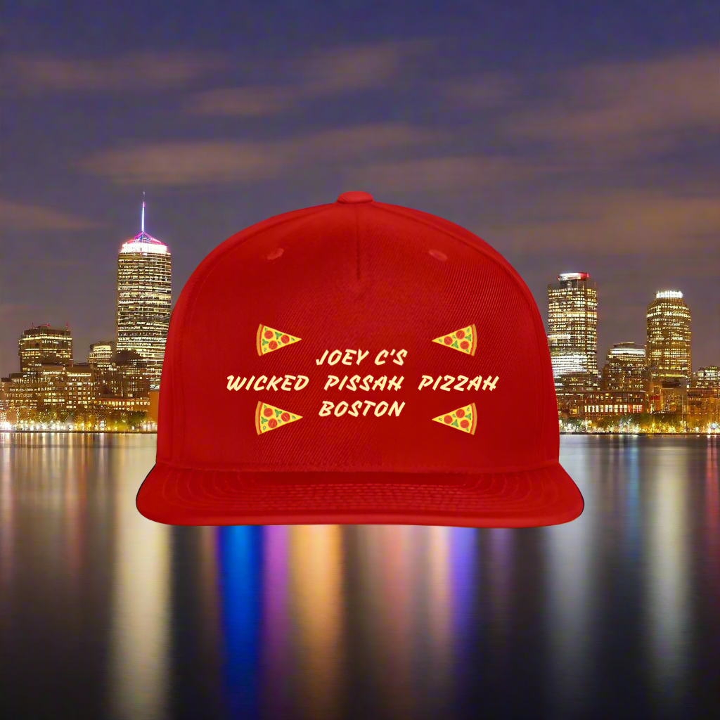 SIE CAPS WICKED PISSAH PIZZAH BOSTON Original Snapback Baseball Cap - red