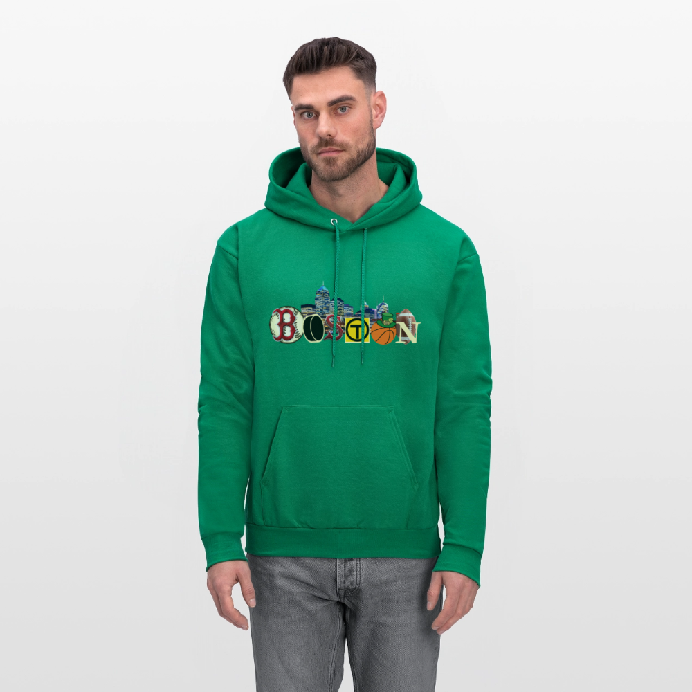 BOSTON SKYLINE Haines Men's Hoodie - kelly green