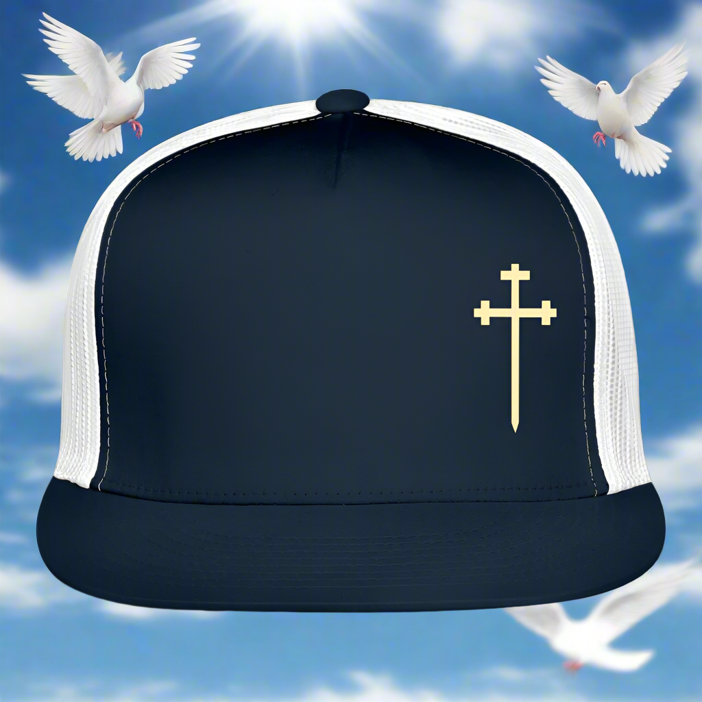 CROSS Eco Trucker Cap - navy/white