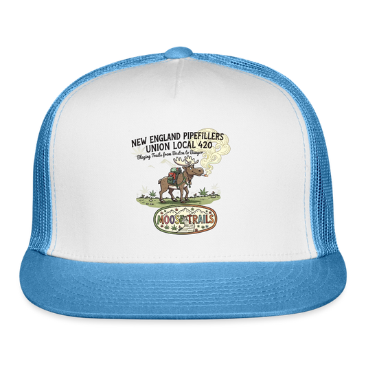TNE PF MOOSE TRAILS FOR TEES Men's T-Shirt - white/blue