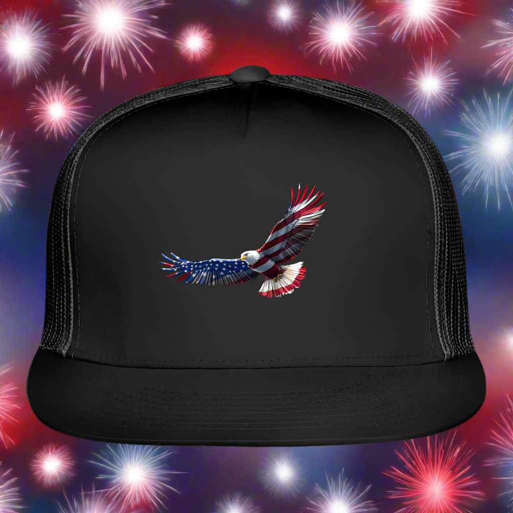 SOARING EAGLE Trucker Hat - black/black