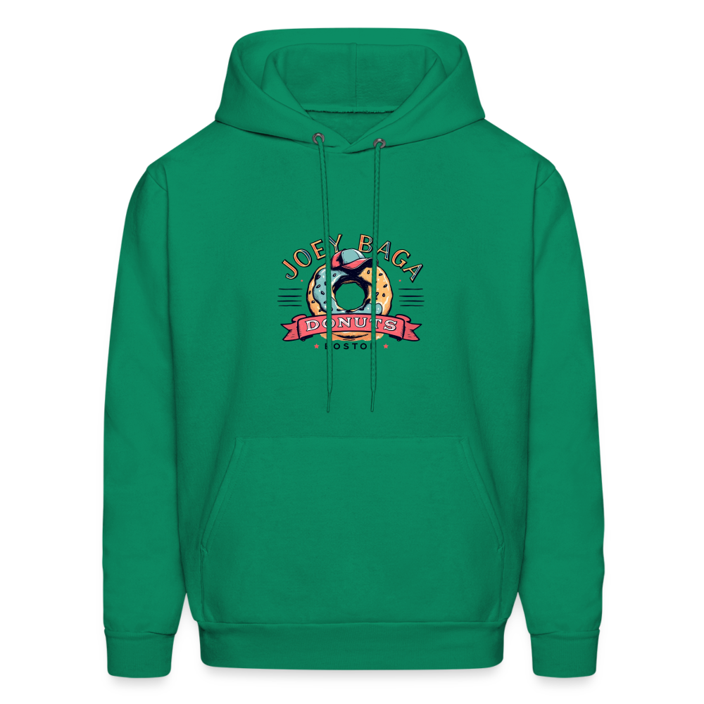JOEY BAGA DONUTS BOSTON Men's Hoodie - kelly green