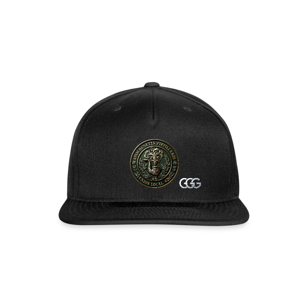 MASS PIEFILLERS UNION 420 Snapback Baseball Cap - black