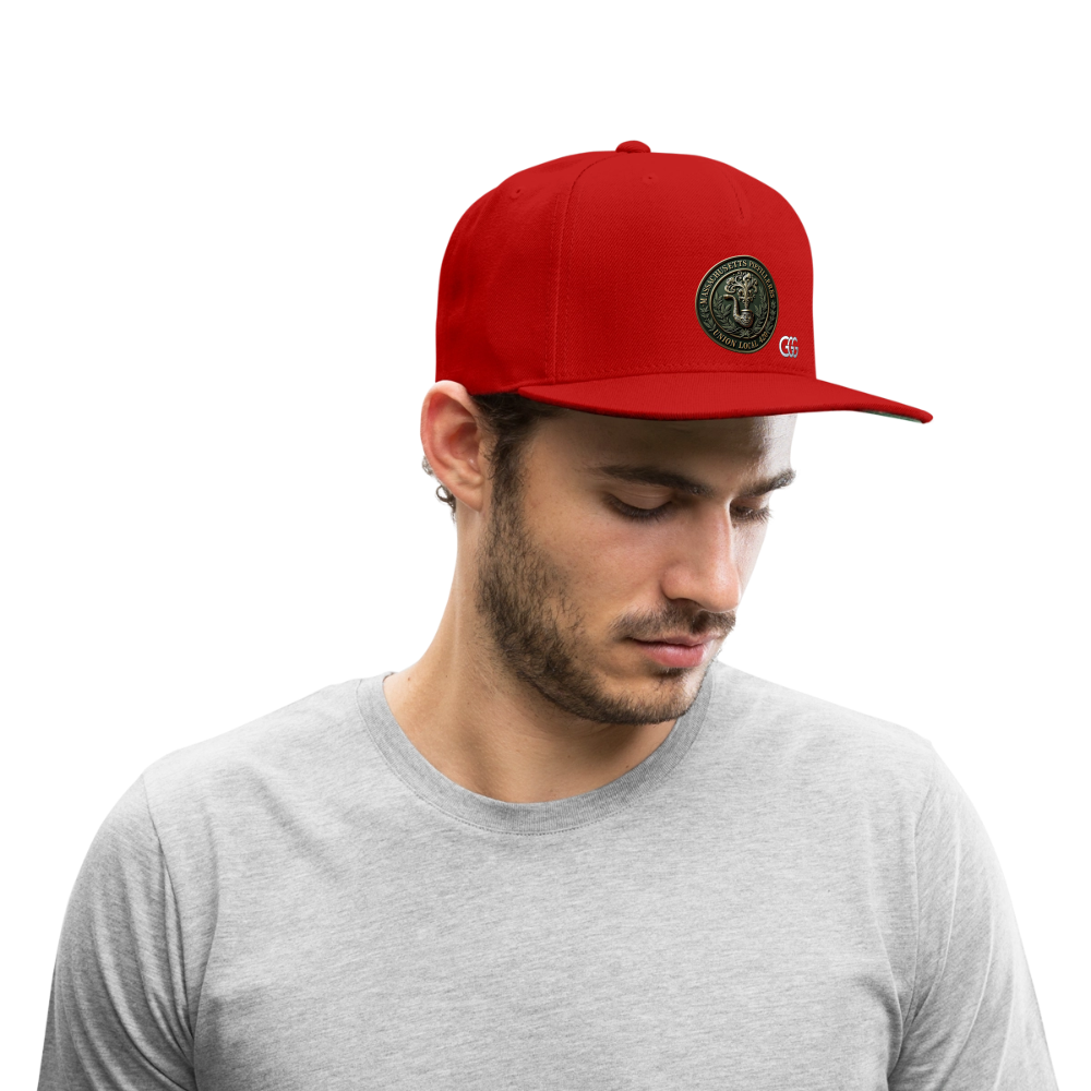 MASS PIEFILLERS UNION 420 Snapback Baseball Cap - red