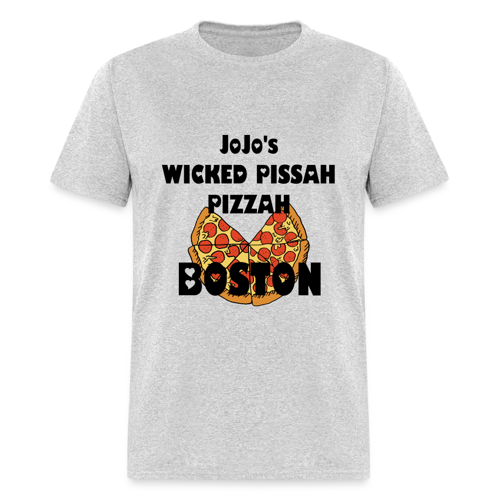 SIE CAPS JoJo's WICKED PISSAH PIZZAH BOSTON Unisex Classic T-Shirt - heather gray