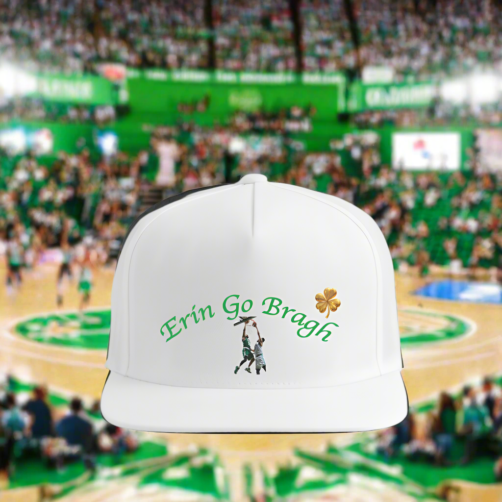 ERIN GO BRAGH GOLD Snapback Baseball Cap - white
