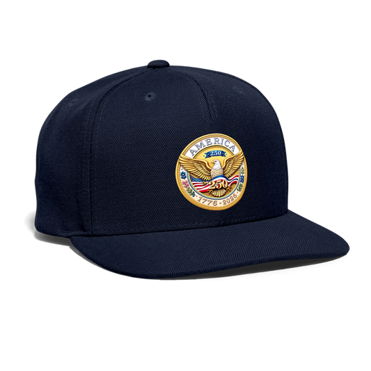 AMERICA 250 Snapback Baseball Cap - navy