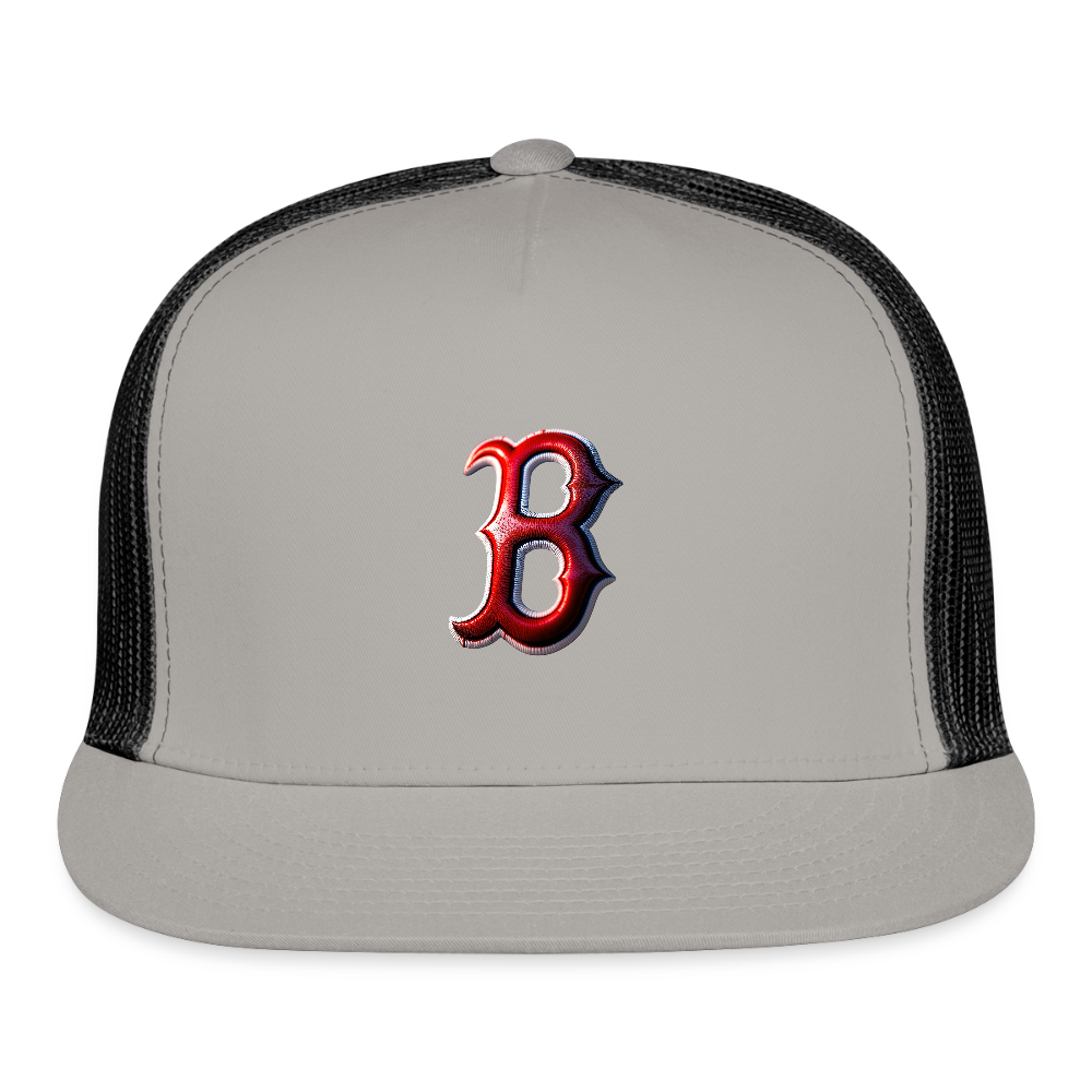 THE BIG B Trucker Hat - gray/black