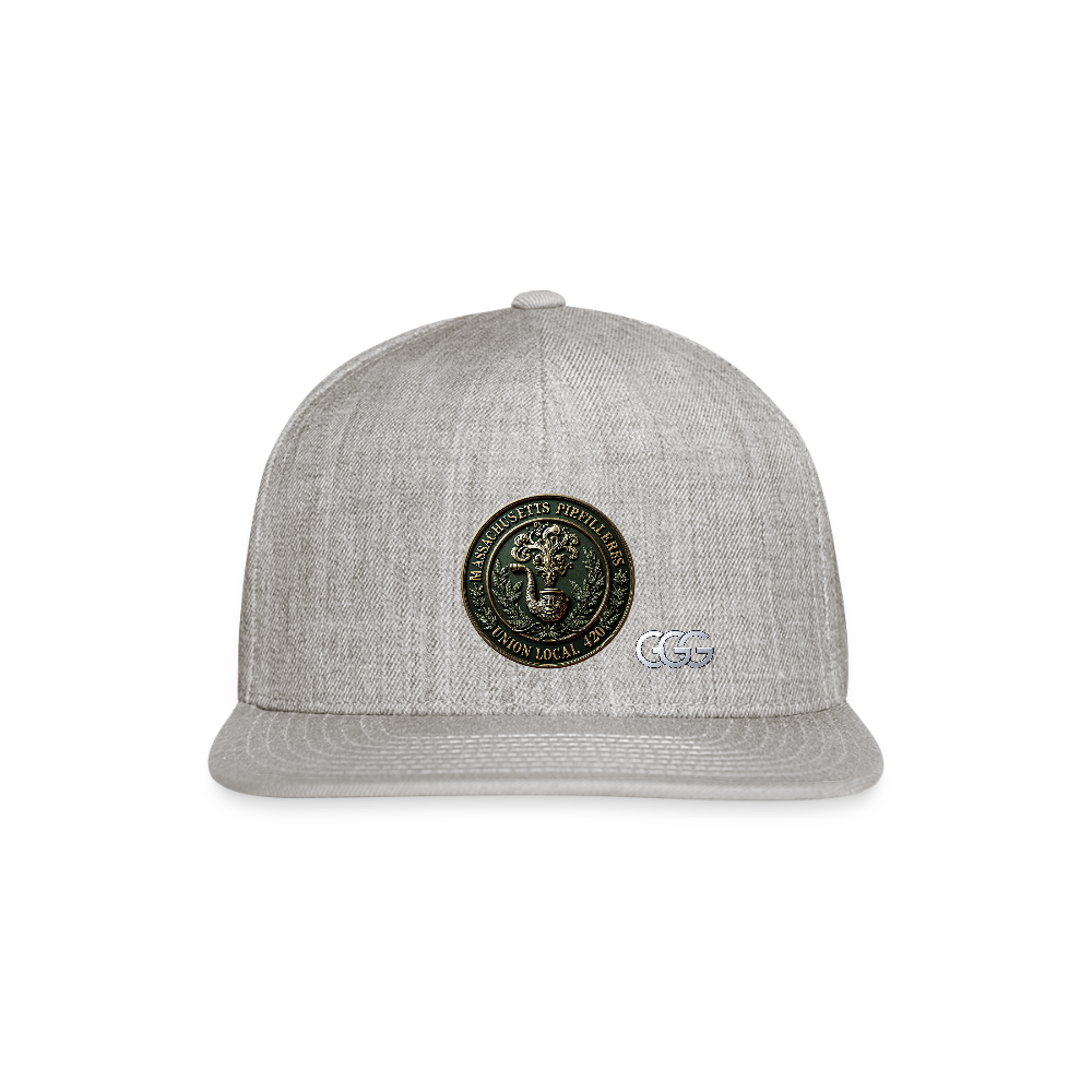 MASS PIEFILLERS UNION 420 Snapback Baseball Cap - heather gray