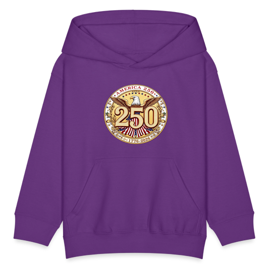 AMERICA 250 Kids' Hoodie - purple