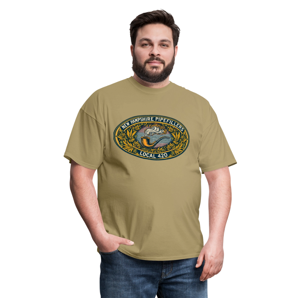 NEW HAMPSHIRE PIPEFILLERS UNION LOCAL 420 Unisex Classic T-ShirtUnisex Classic T-Shirt - khaki