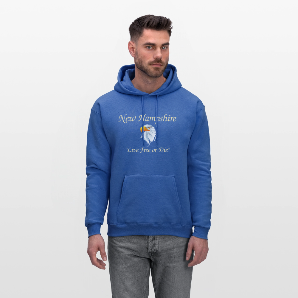 NH Live Free or Die Men's Hoodie - royal blue