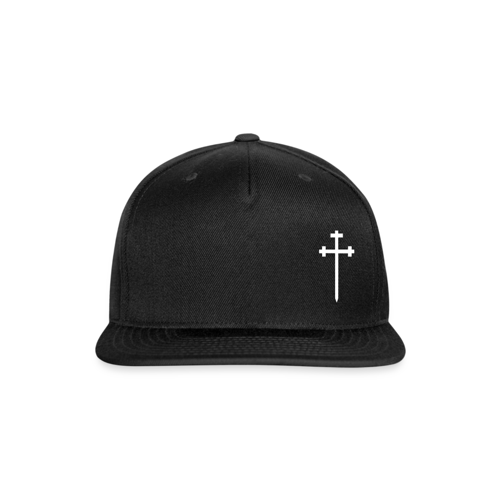 CROSS Snapback Baseball Cap - black