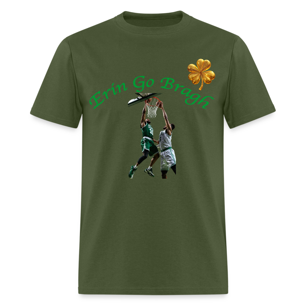 ERIN GO BRAGH BASKETBALL Unisex Classic T-Shirt - military green