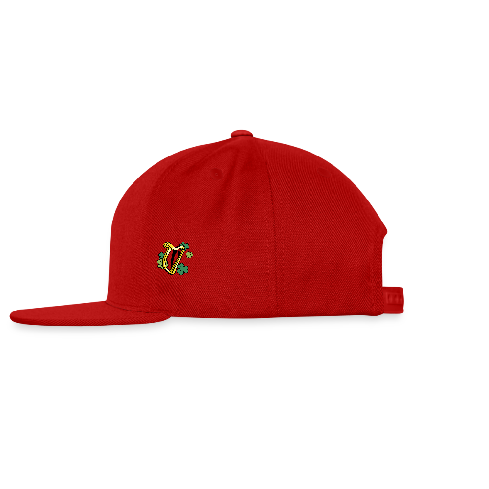 TOWNIE Snapback Baseball Cap - red