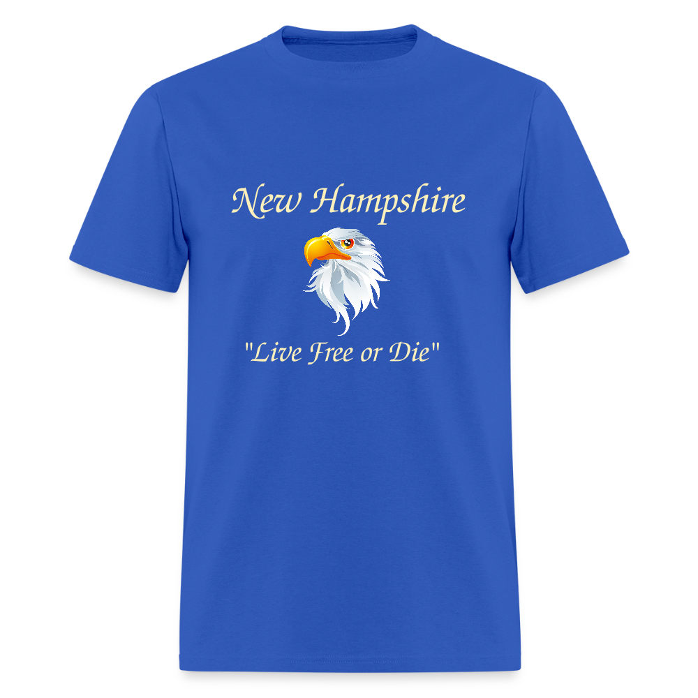 NH Live Free or Die Unisex Classic T-Shirt - royal blue