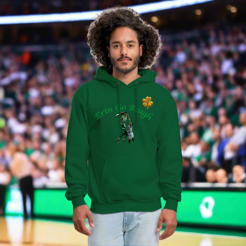 ERIN GO BRAGH GOLD Men's Hoodie - forest green