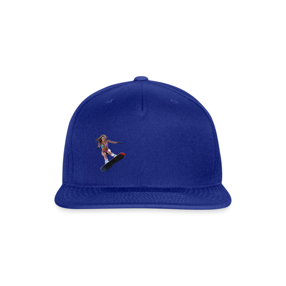 Snow Bunny 1 Authentic Snapback Baseball Cap - royal blue