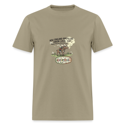 NE PF MOOSE TRAILS FOR TEES Men's T-Shirt - khaki