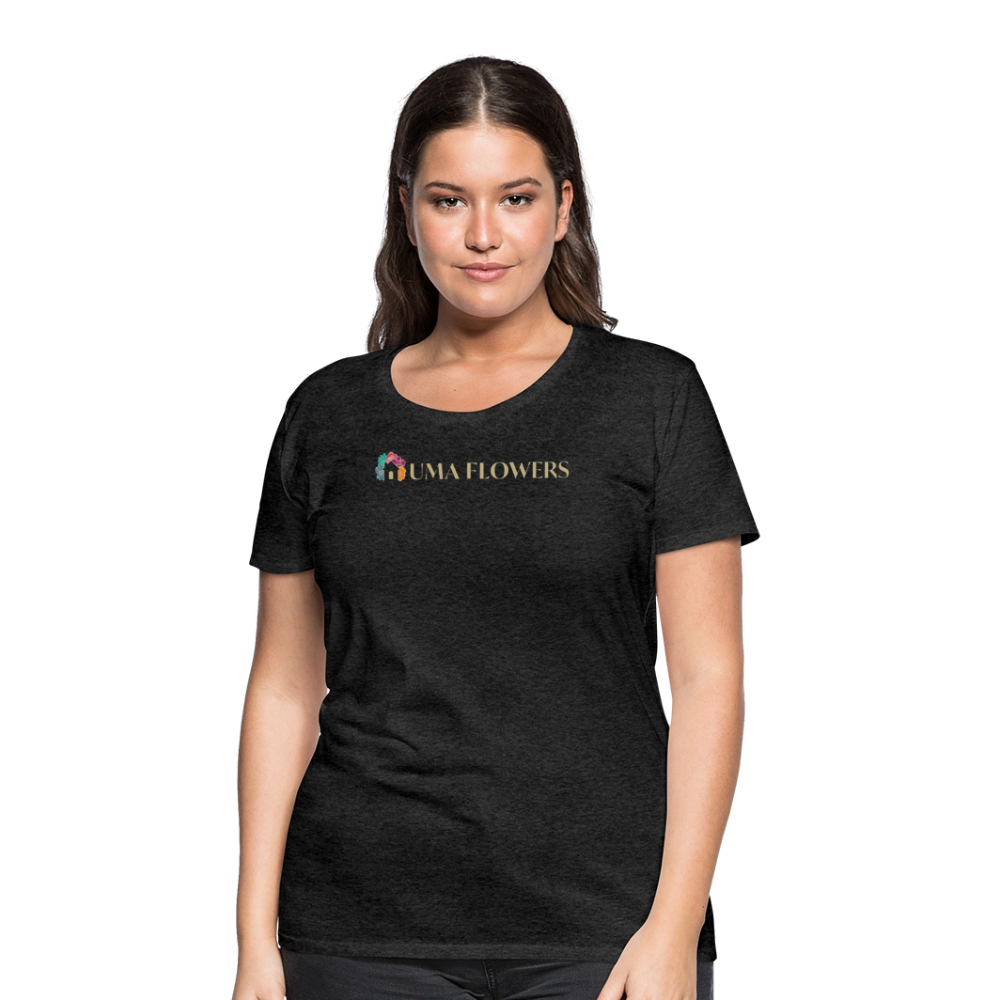 UMA FLOWERS Women’s Premium T-Shirt - charcoal grey