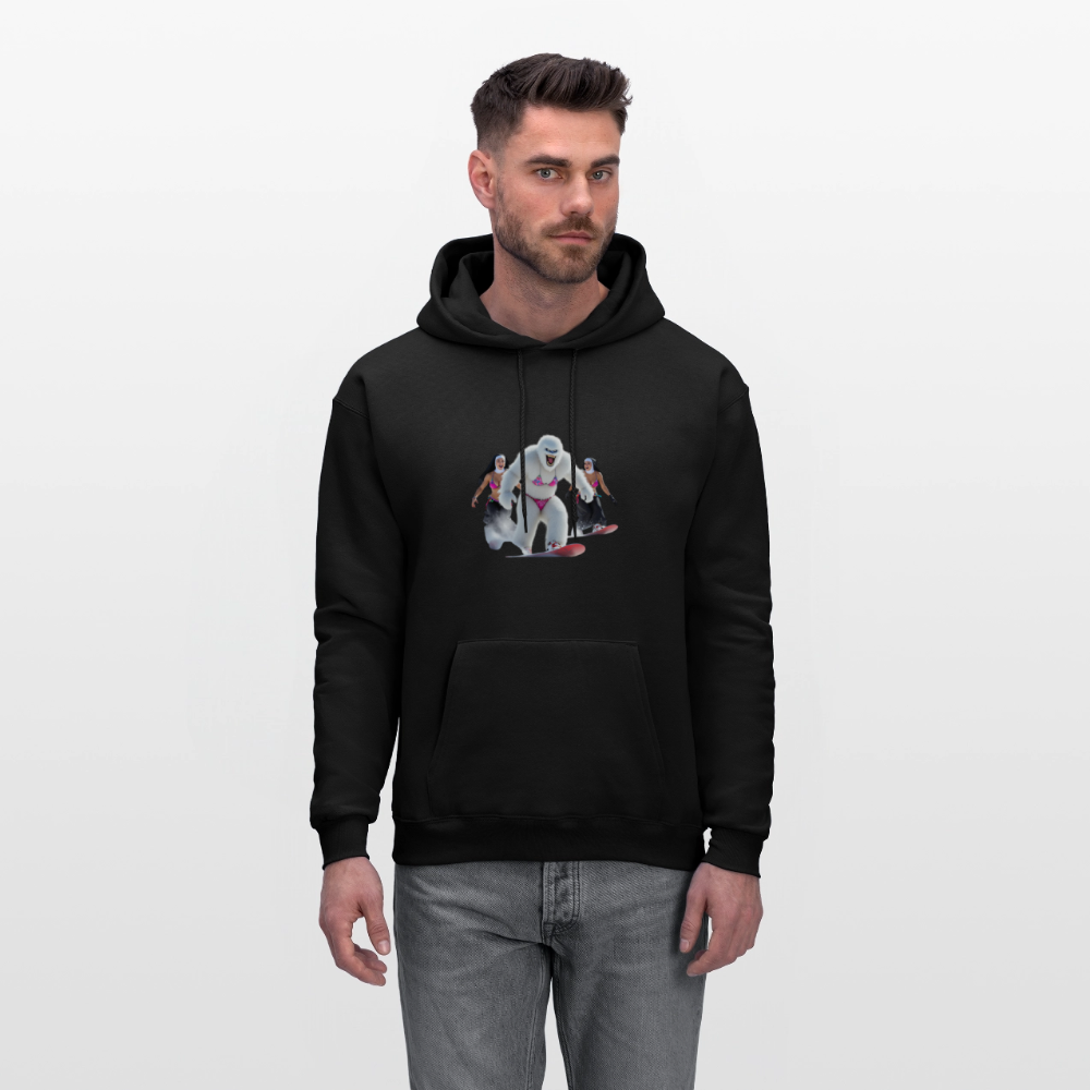 BIKINI ABOMINAL & NUNS SNOWBOARDERS Men's Hoodie - black