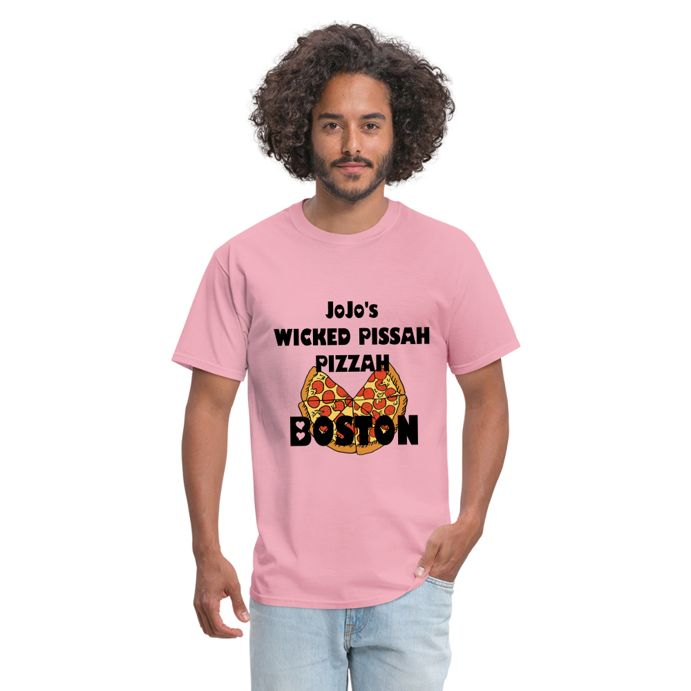 SIE CAPS JoJo's WICKED PISSAH PIZZAH BOSTON Unisex Classic T-Shirt - pink