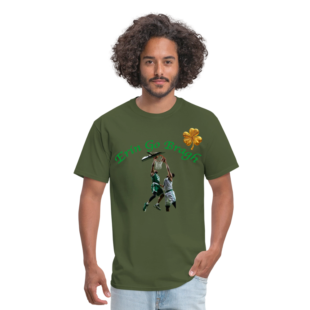 ERIN GO BRAGH BASKETBALL Unisex Classic T-Shirt - military green