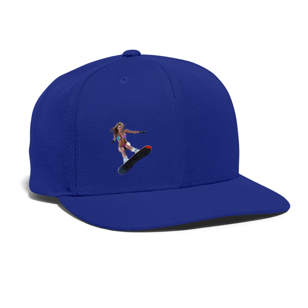 Snow Bunny 1 Authentic Snapback Baseball Cap - royal blue