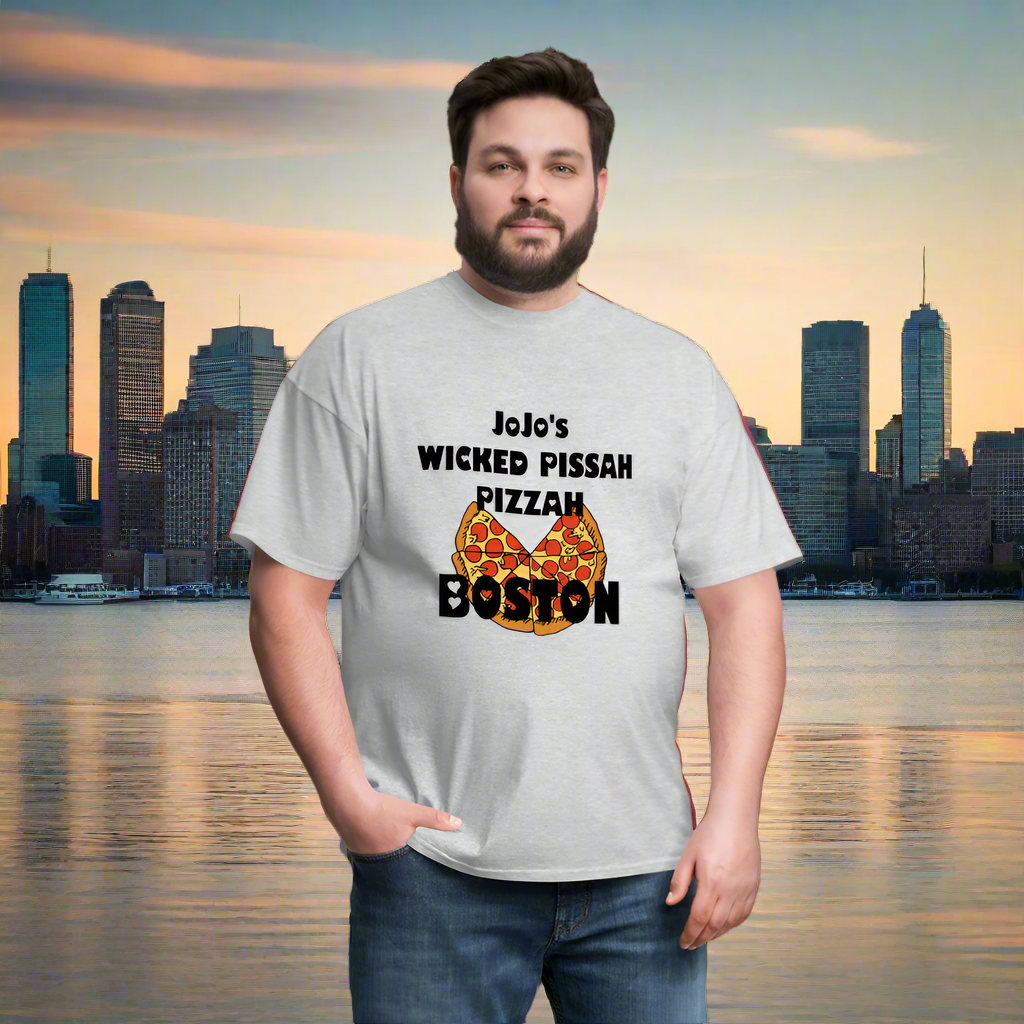 SIE CAPS JoJo's WICKED PISSAH PIZZAH BOSTON Unisex Classic T-Shirt - heather gray