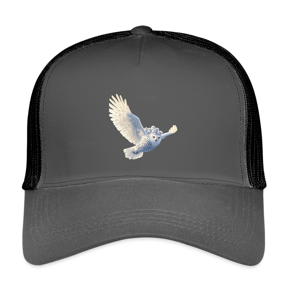 HOOTIE Eco Trucker Cap - smoke grey/black
