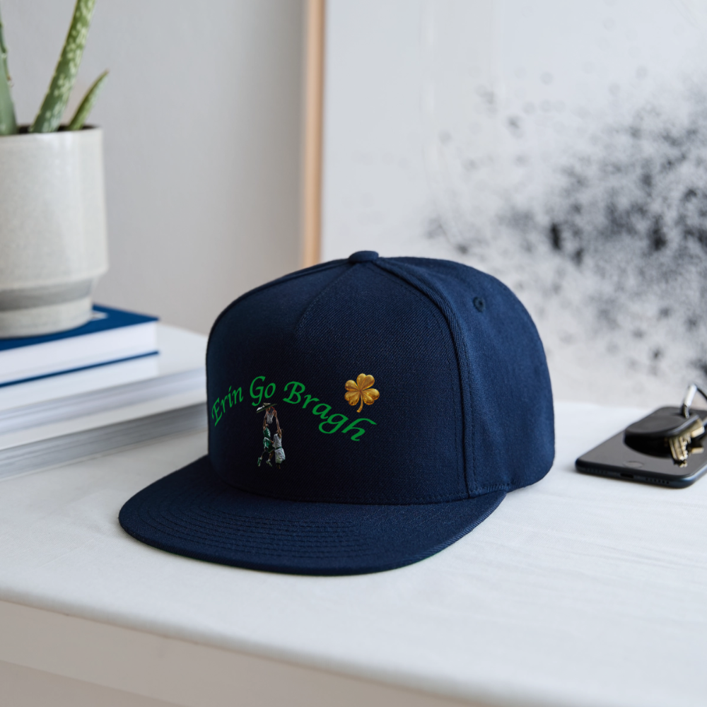 ERIN GO BRAGH GOLD Snapback Baseball Cap - navy