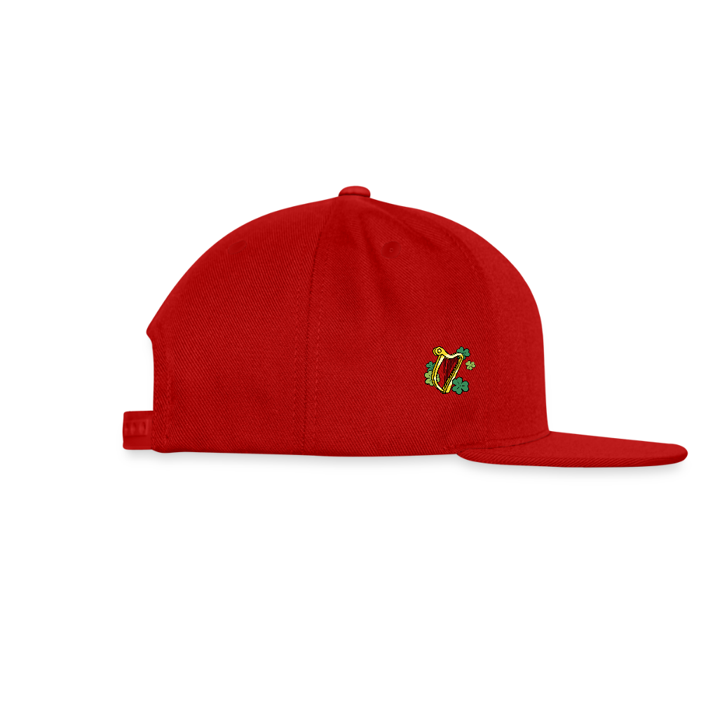 TOWNIE Snapback Baseball Cap - red