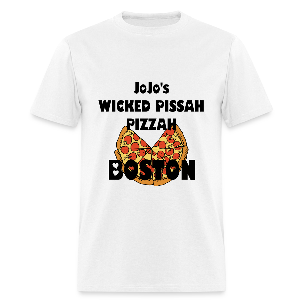 SIE CAPS JoJo's WICKED PISSAH PIZZAH BOSTON Unisex Classic T-Shirt - white