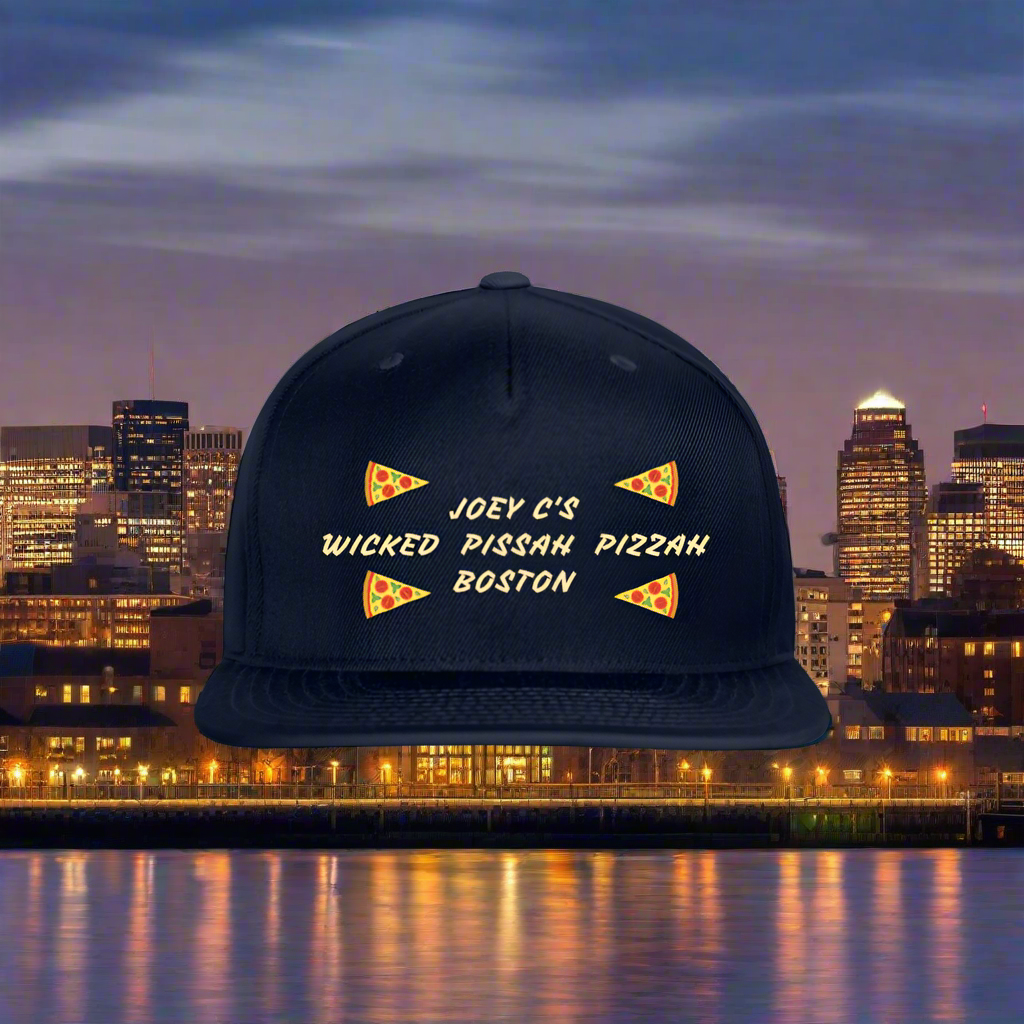 SIE CAPS WICKED PISSAH PIZZAH BOSTON Original Snapback Baseball Cap - navy