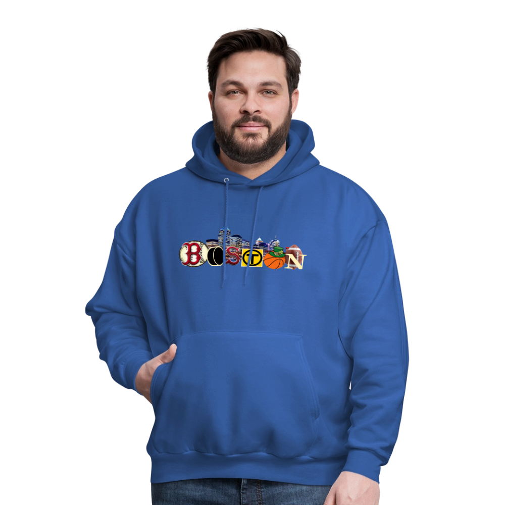 BOSTON SKYLINE Haines Men's Hoodie - royal blue