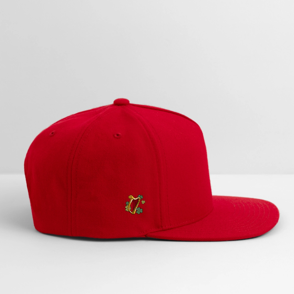 TOWNIE Snapback Baseball Cap - red