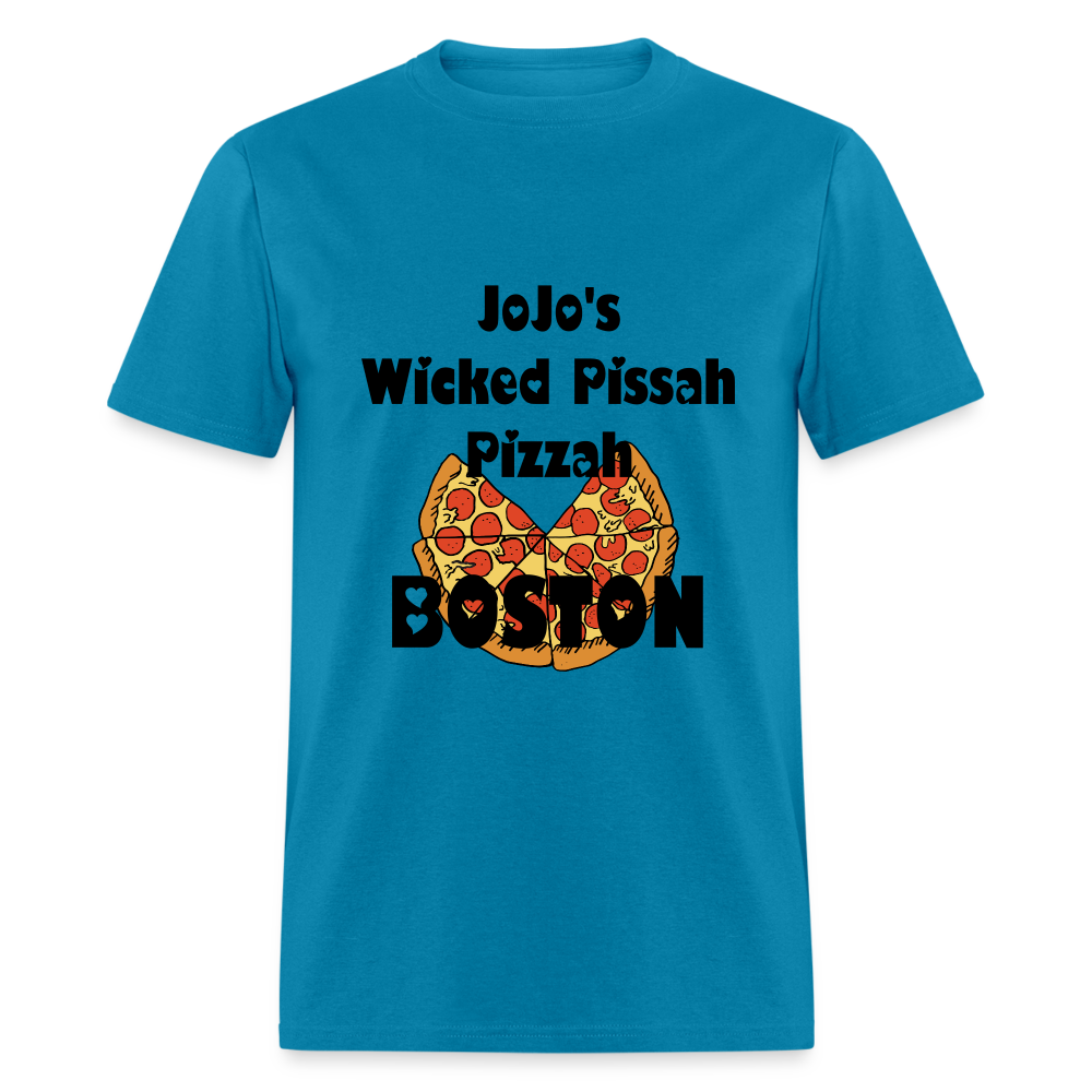 SIE CAPS JoJo's WICKED PASSAH PIZZAH BOSTON Classic T-Shirt - turquoise