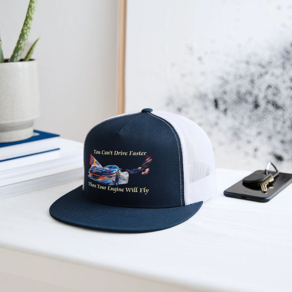 Drive Faster Digger 3 Trucker Hat - navy/white