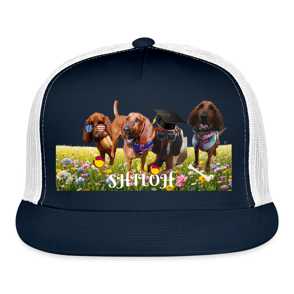 TAYLOR SHILOH 4 Trucker Hat - navy/white