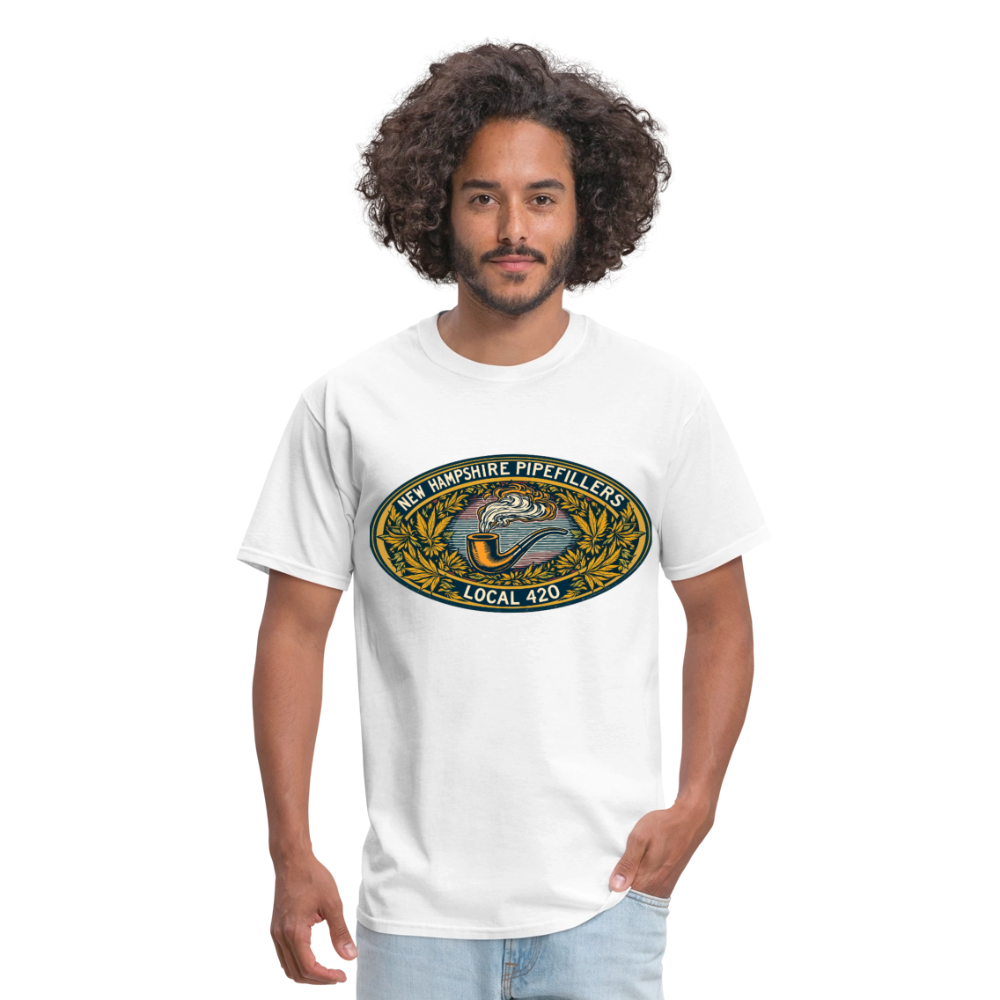 NEW HAMPSHIRE PIPEFILLERS UNION LOCAL 420 Unisex Classic T-ShirtUnisex Classic T-Shirt - white