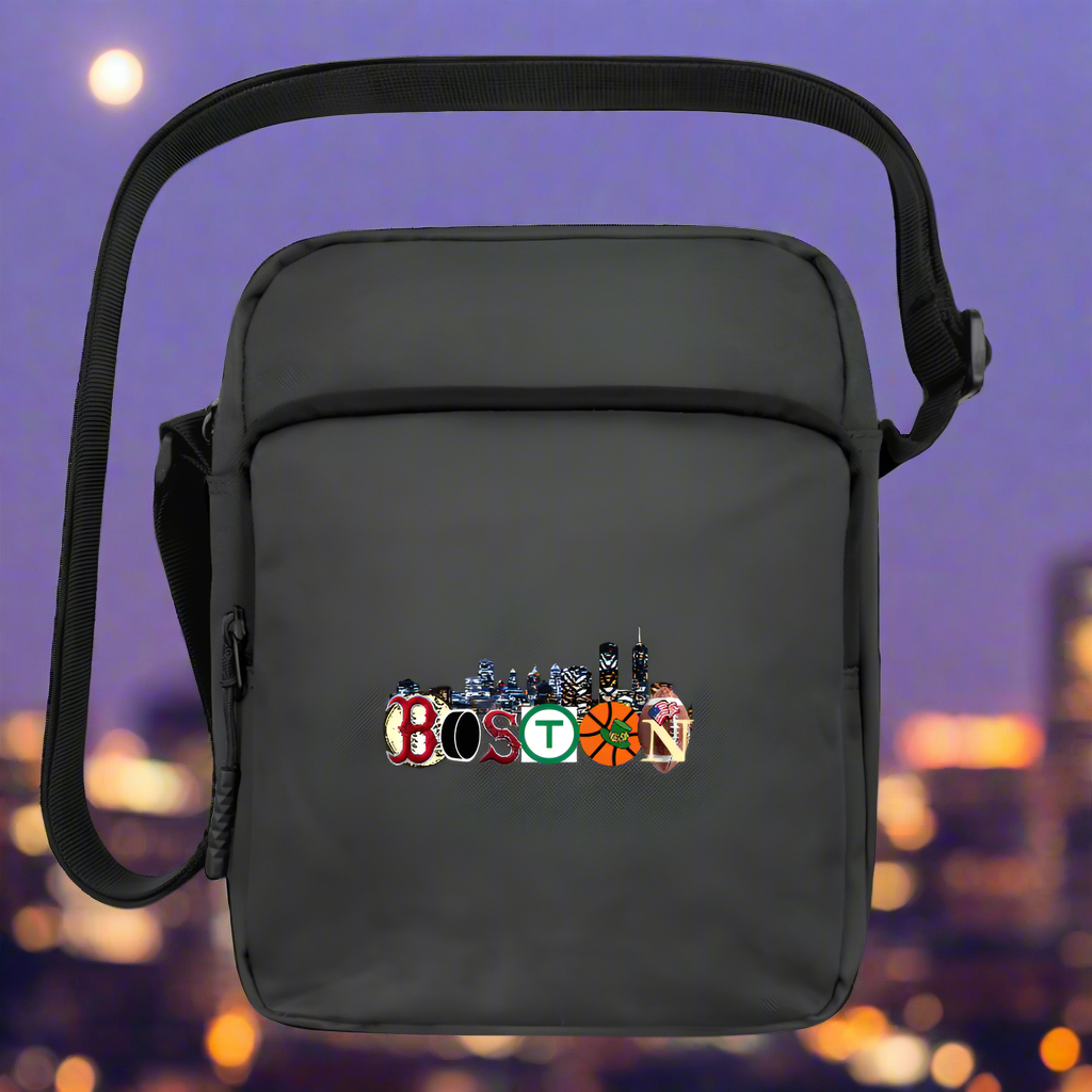 BOSTON SKYLINE AUTHENTIC Upright Crossbody Bag - charcoal grey