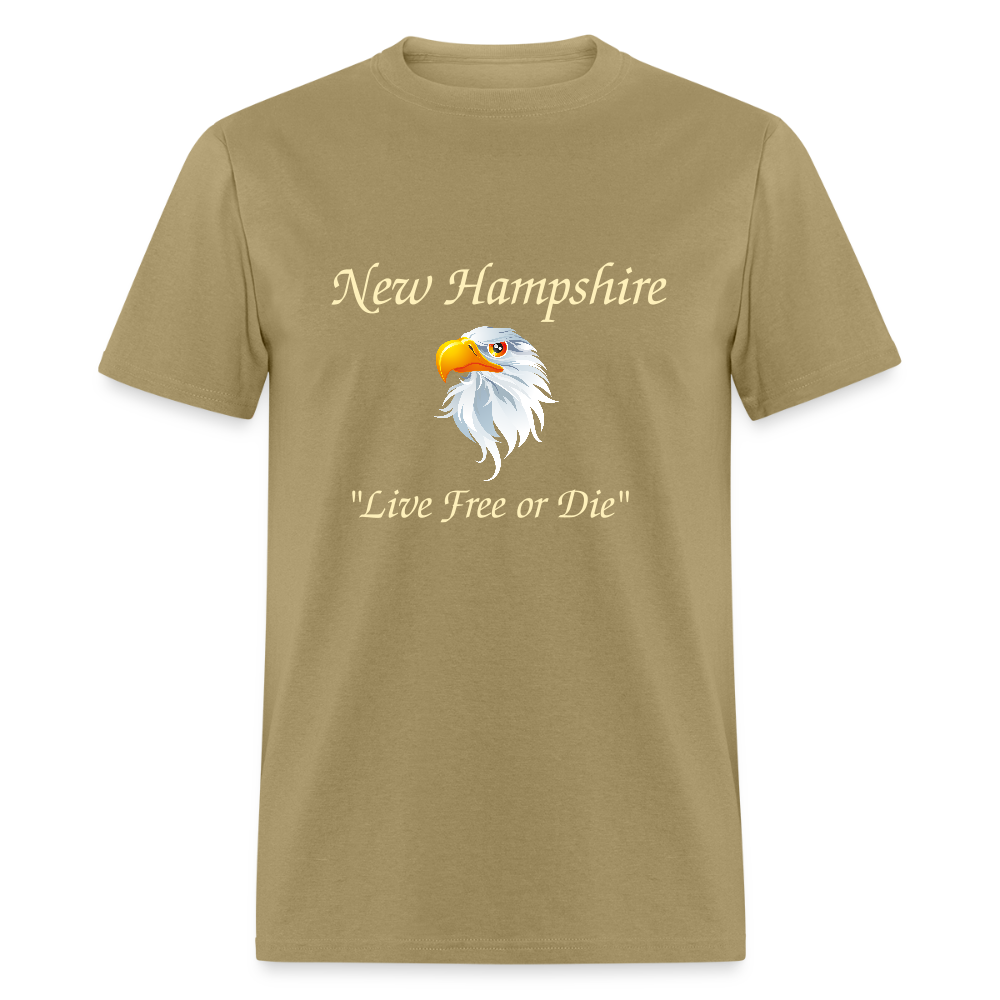 NH Live Free or Die Unisex Classic T-Shirt - khaki