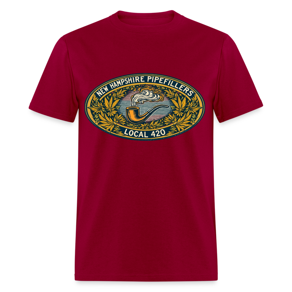 NEW HAMPSHIRE PIPEFILLERS UNION LOCAL 420 Unisex Classic T-ShirtUnisex Classic T-Shirt - dark red