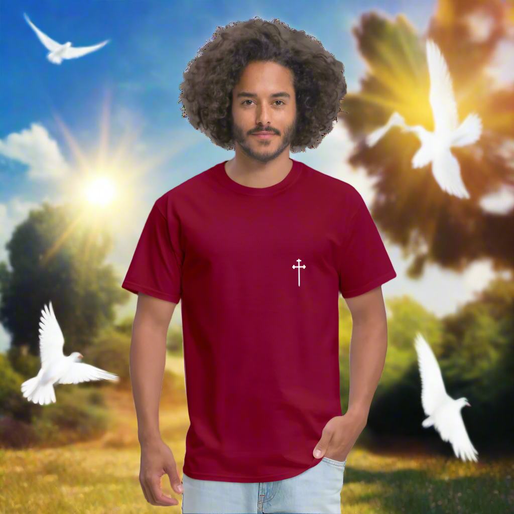 CROSS Unisex Classic T-Shirt - burgundy