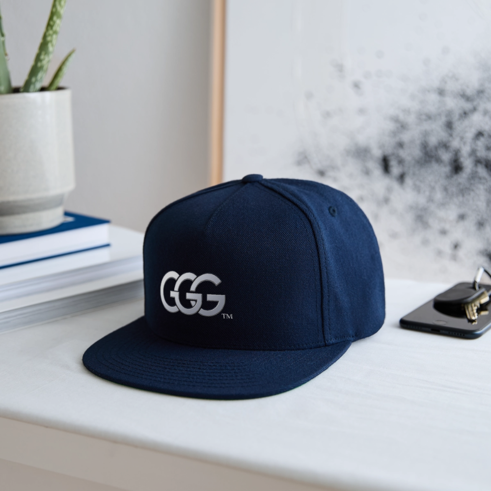 GGG TM LOGO 3 Snapback Baseball Cap - navy