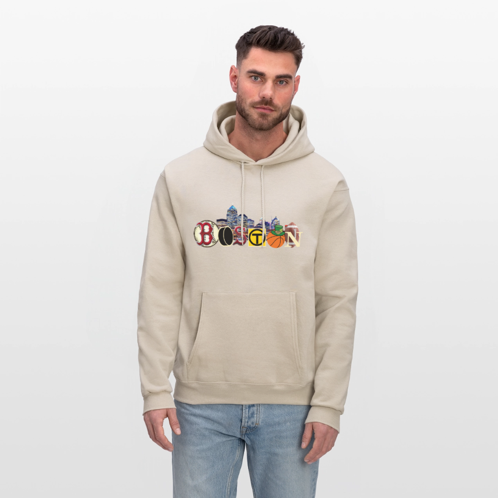 BOSTON SKYLINE Haines Men's Hoodie - Sand